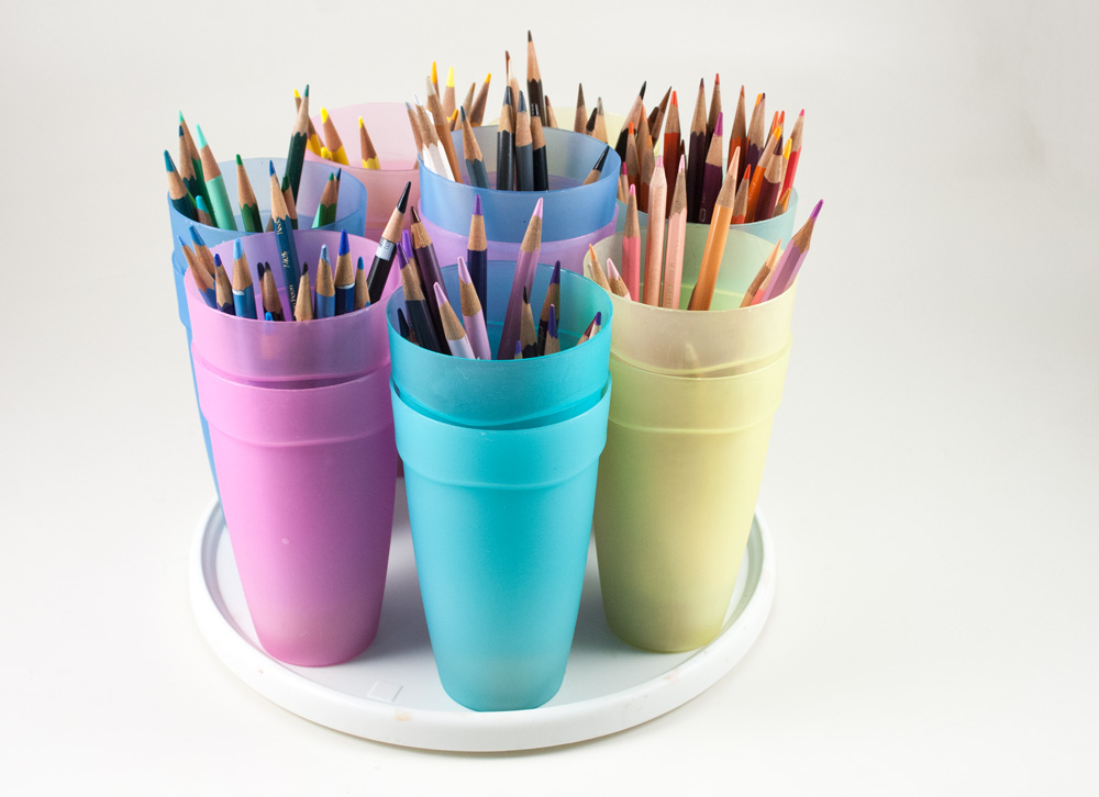 Make a Revolving Pencil Caddy with Lift-out Cups — Marjorie Sarnat
