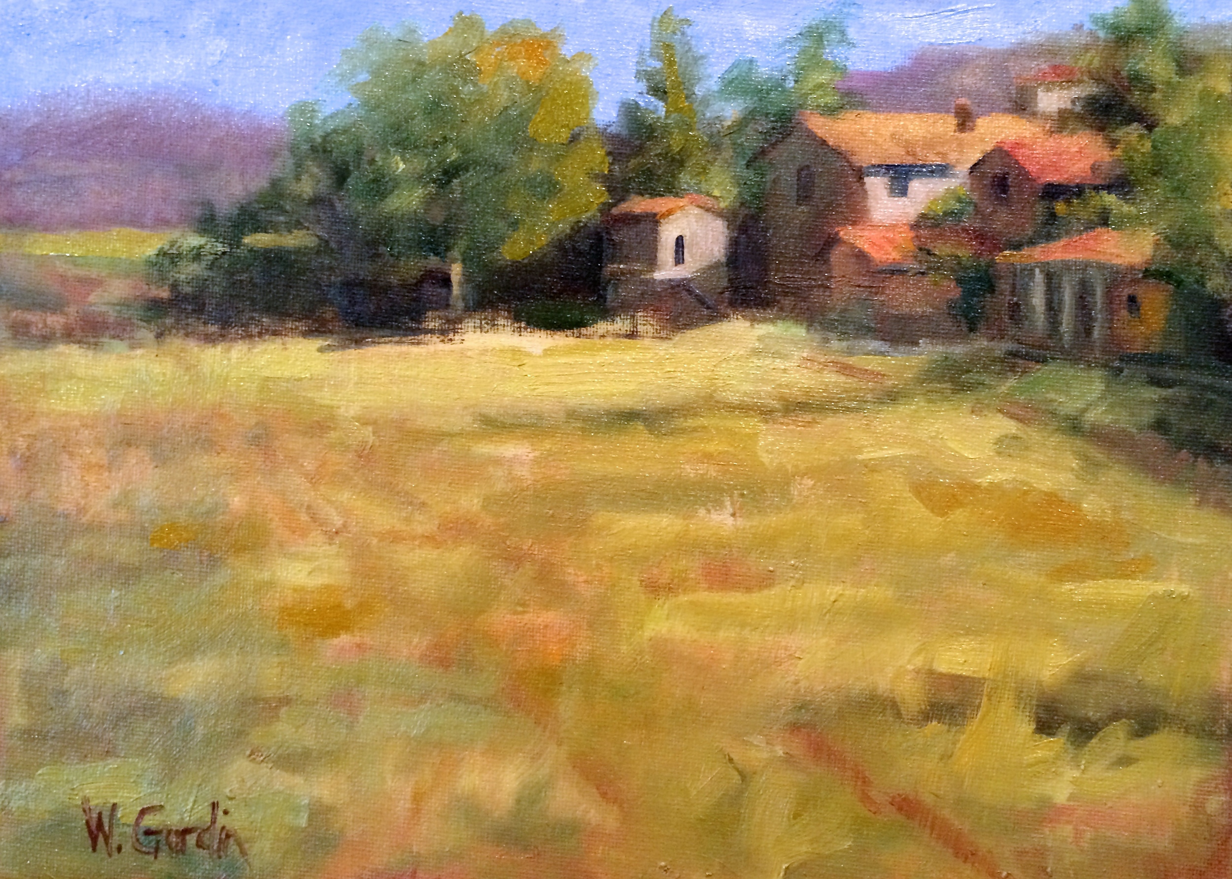  "Oliver's Field" &nbsp;&nbsp;9 x 12 &nbsp;    