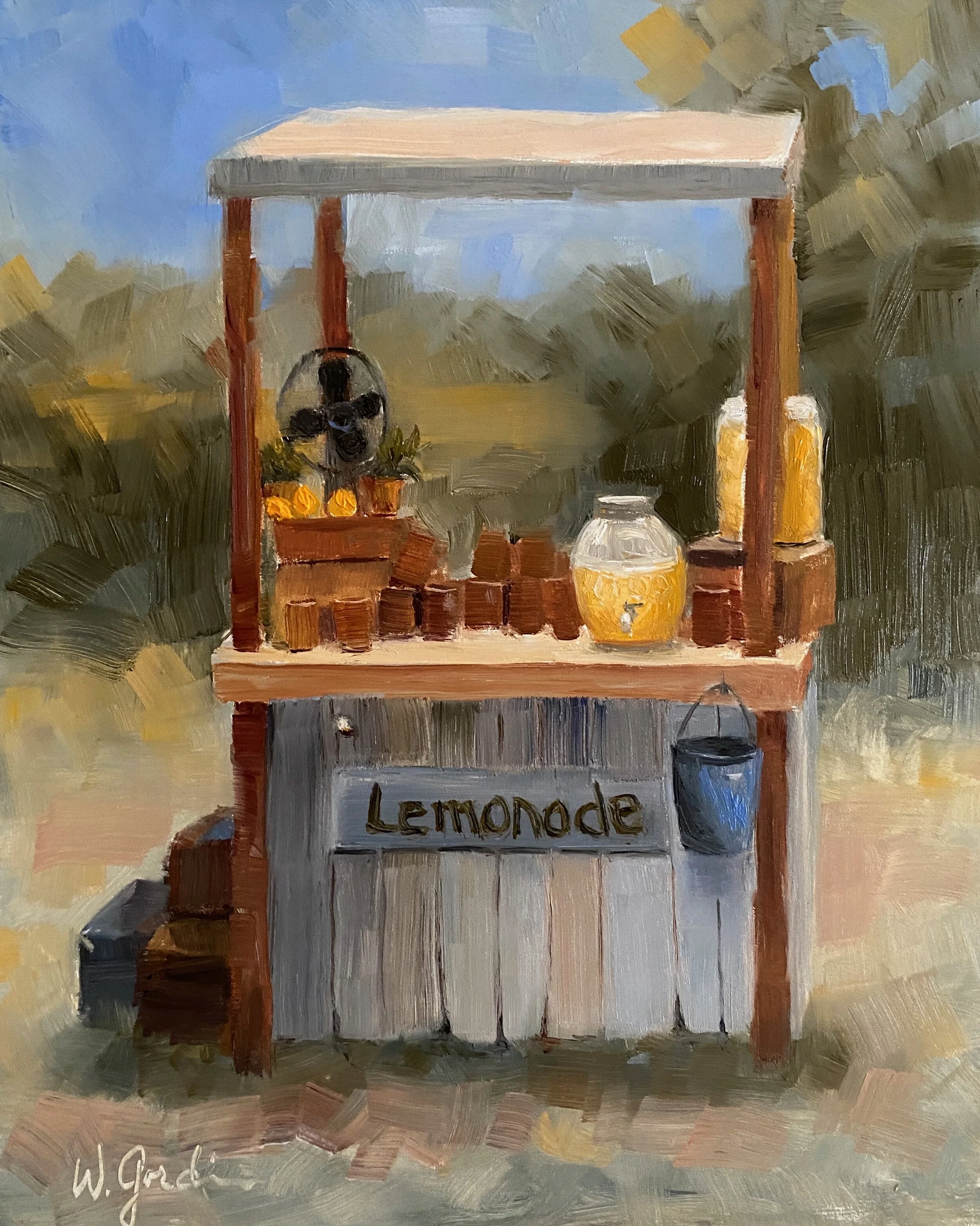  Lemonade Stand  8x10 