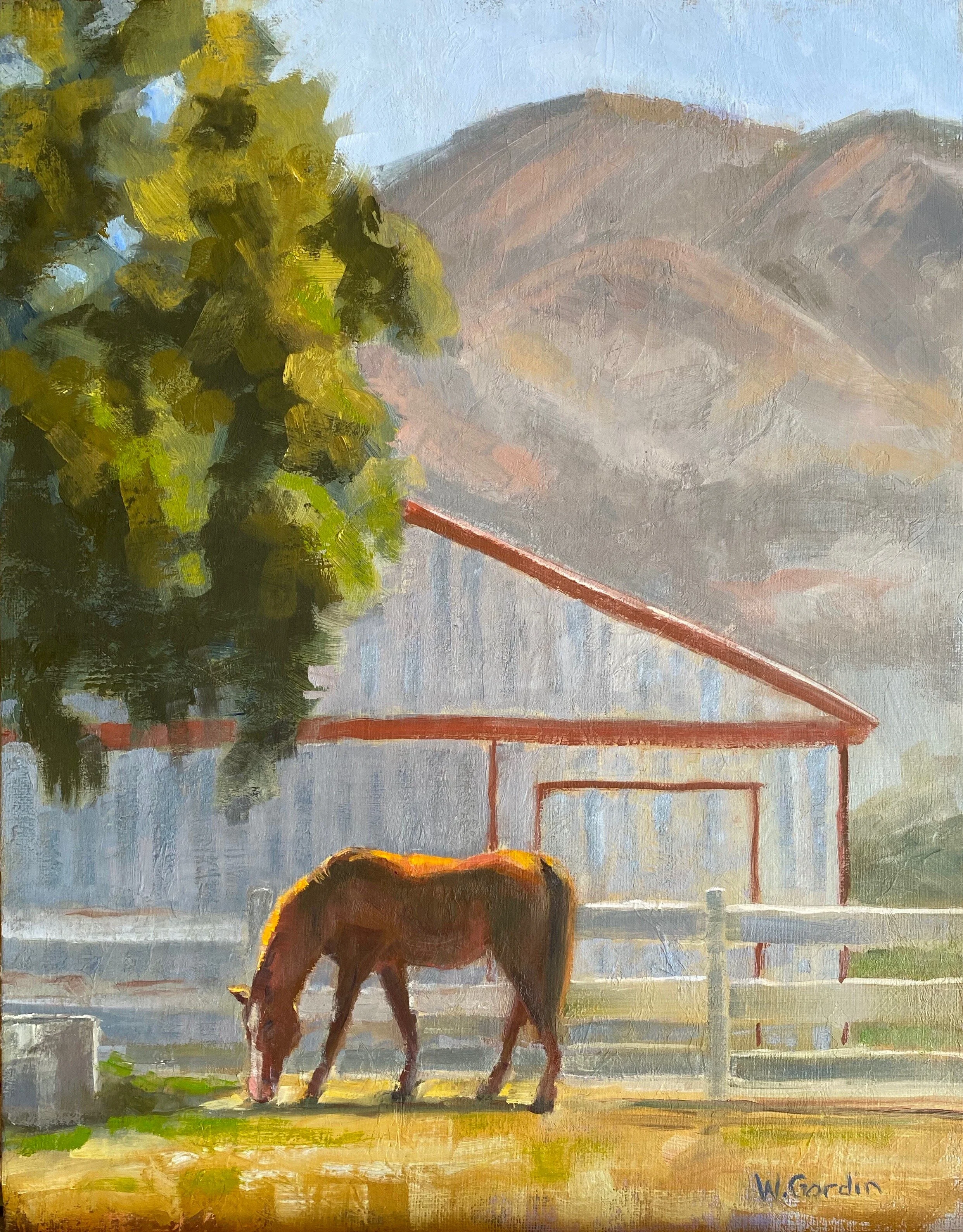  Afternoon Snack  Oil  14x11 