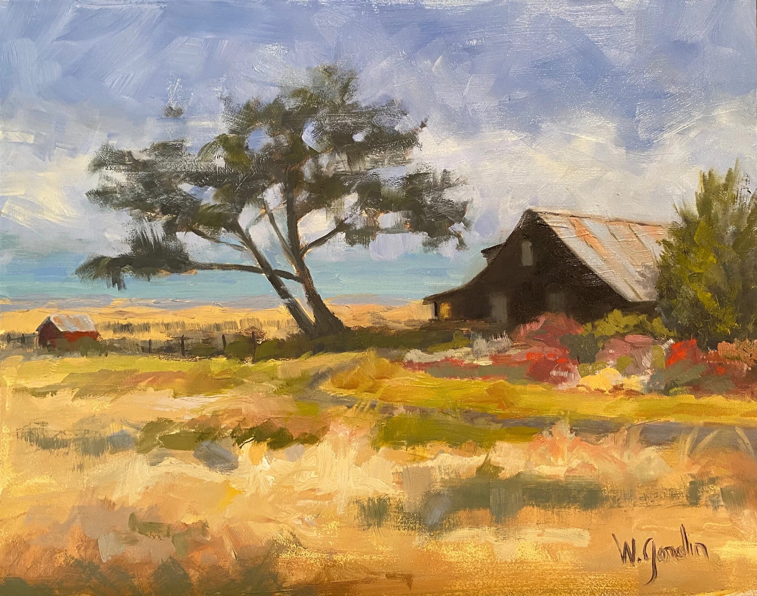  Mendocino Fog  Oil  11x14 