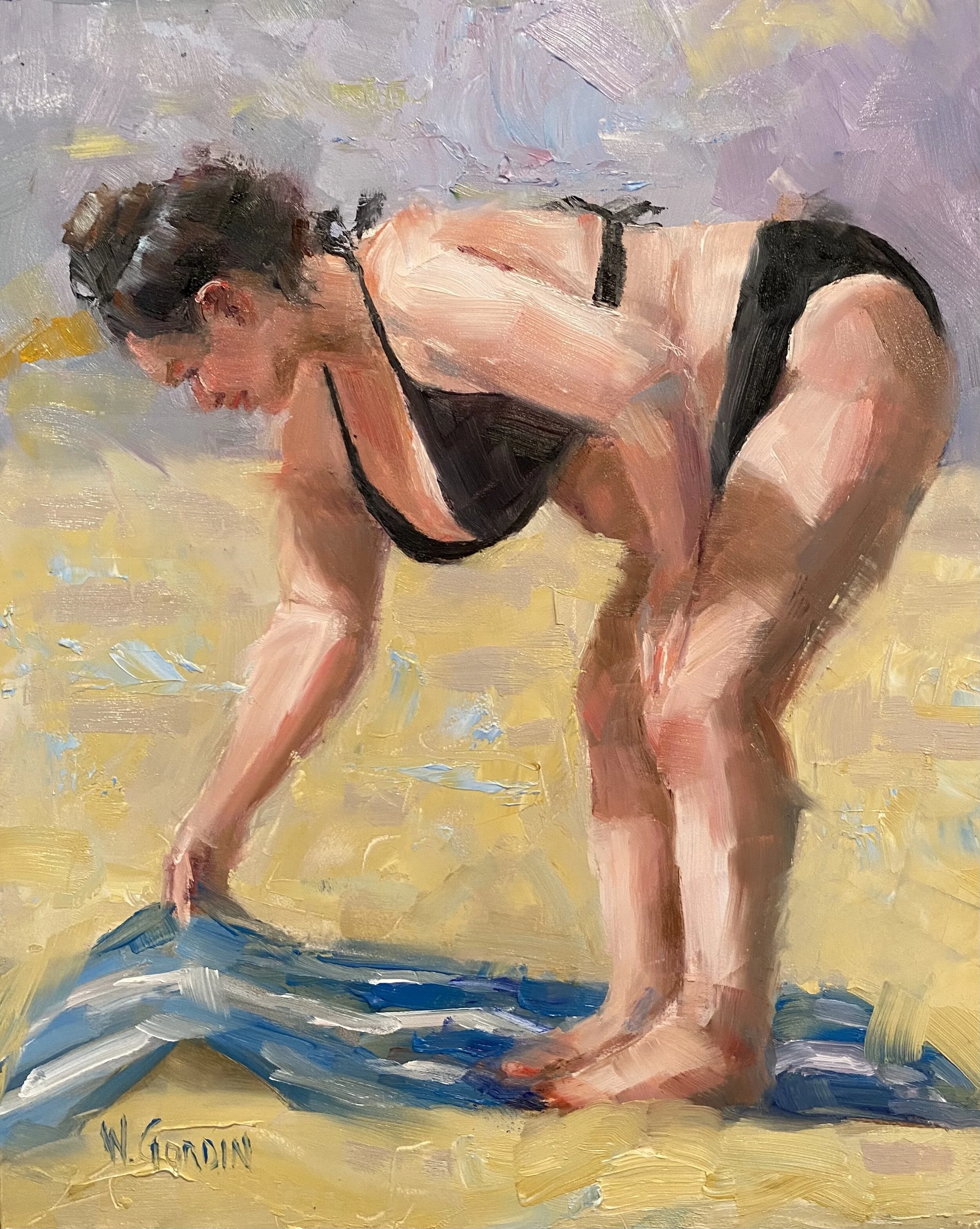  Bathing Beauty  10x8  Oil 