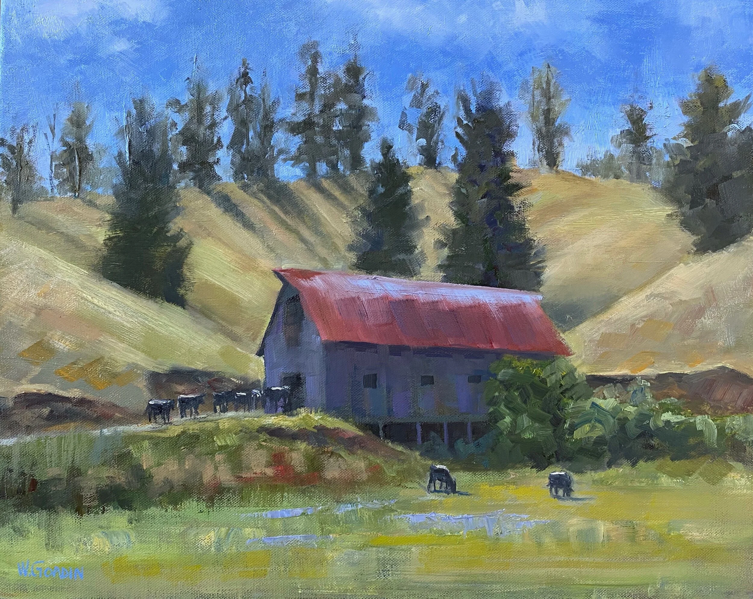  The Old Barn  16x20  Oil  SOLD 