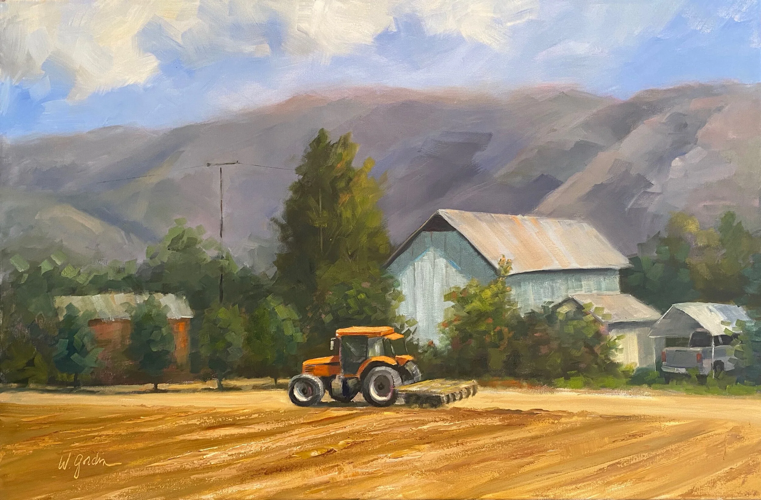  Lunch Break  24x36  $1400  Oil   