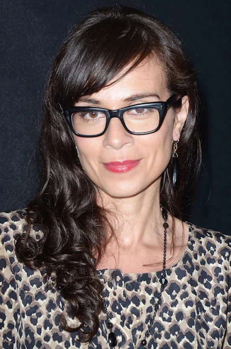 Actress Melissa Jackson arrives at The Academy Awards viewing party with Champagne Thienot at L'Ermitage Beverly Hills Hotel.