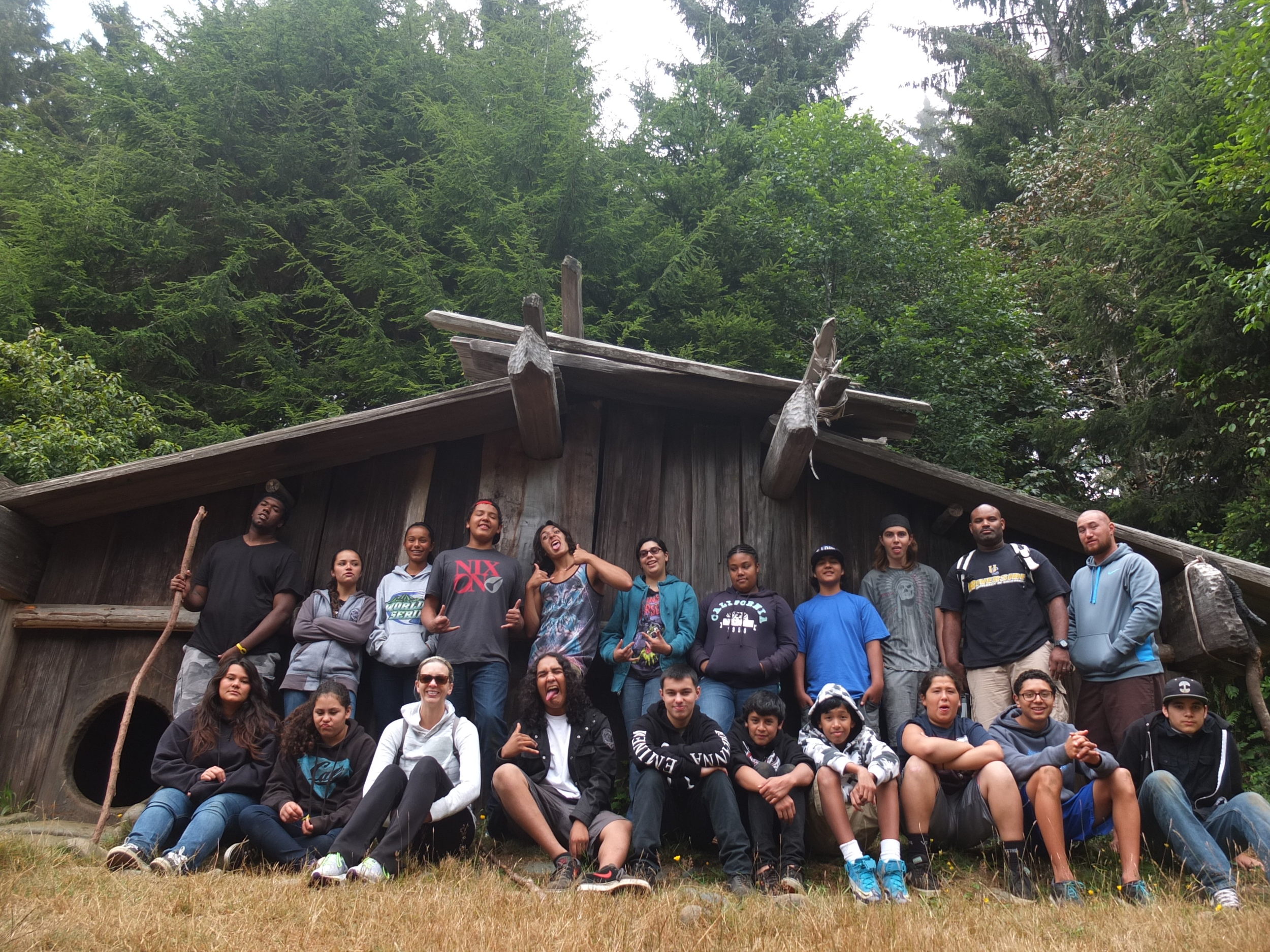 Sumeg Village, Patrick's Point State Park. Tradition among the trees is essential. nor cal, fa real.