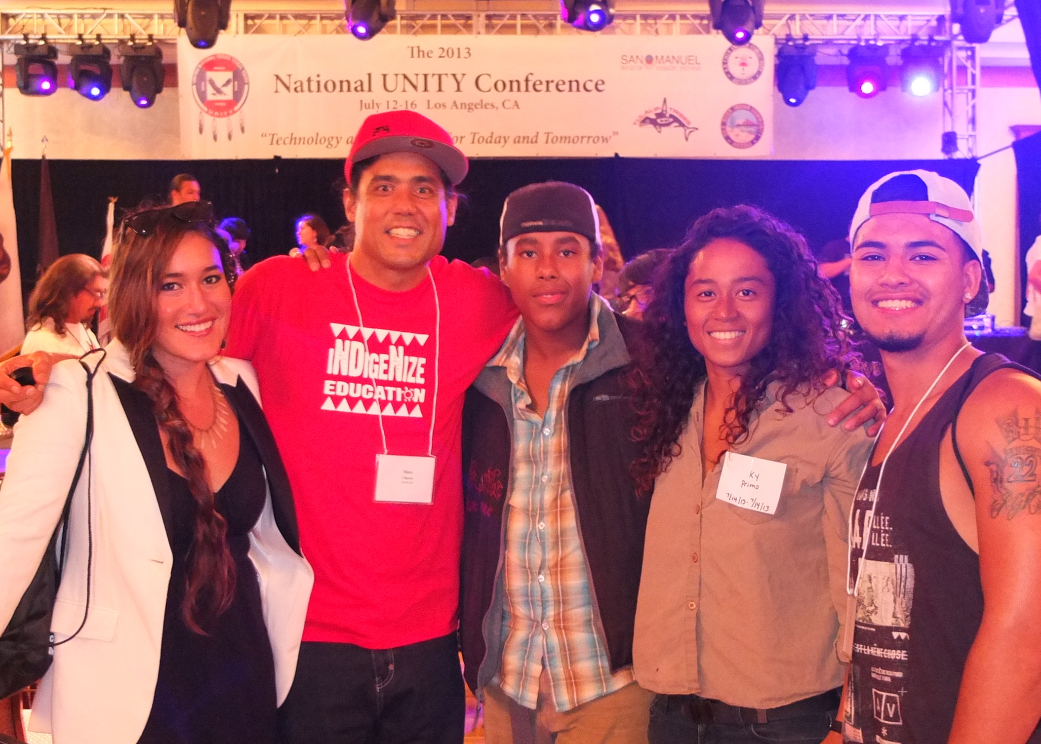 ITY Presentation of "Facebook Indians" at National UNITY YOuth Conference with ITY Alum, Interns, and actress Qorianka during our ITY Presentation on "Facebook Indians"