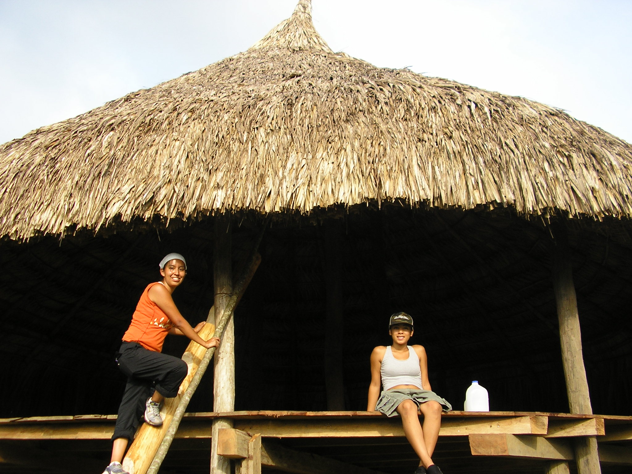 At Embera Nation with April and Tatiana Representing the Dine, Navajo, acjachemen and polynesian peoples #cultureexchange