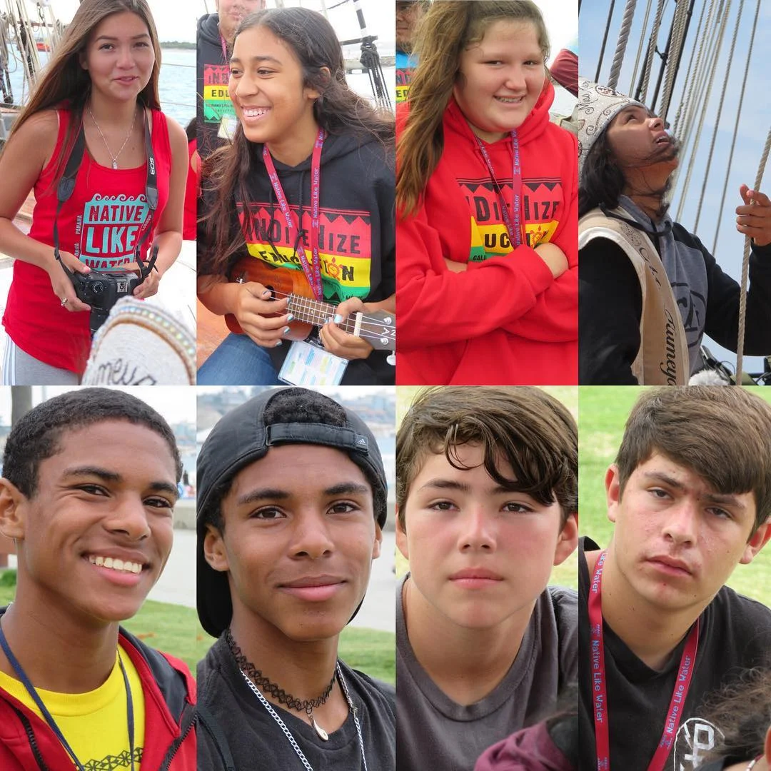 8 of the 11 2018 Scholarship recipients . From top left to bottom, Melissa, Manaia, Beatrice, Darylin, Ras, Tri, Tuvish, Anthony. All attended the San Diego Summer Enrichment Program