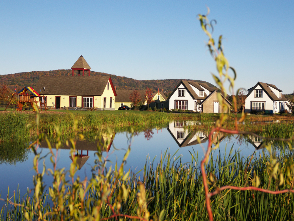 Over the pond at Boiceville Cottages