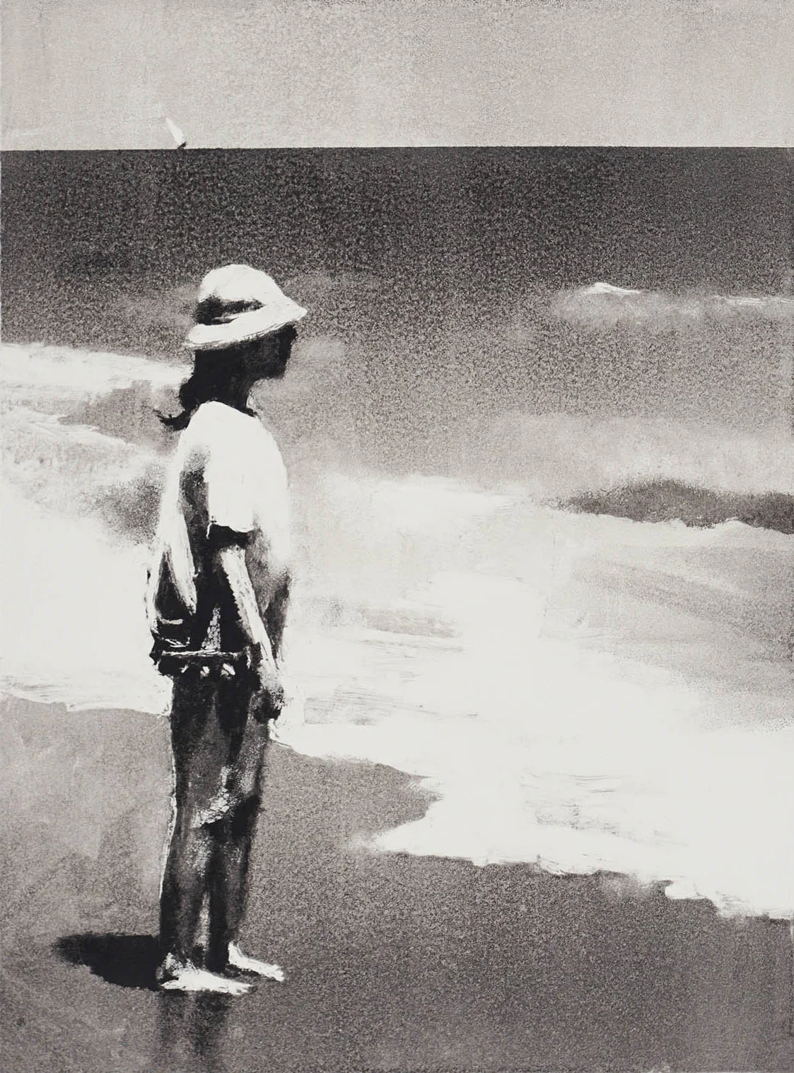 Chloe No. 1, monotype, 12" x 8.75", 2013