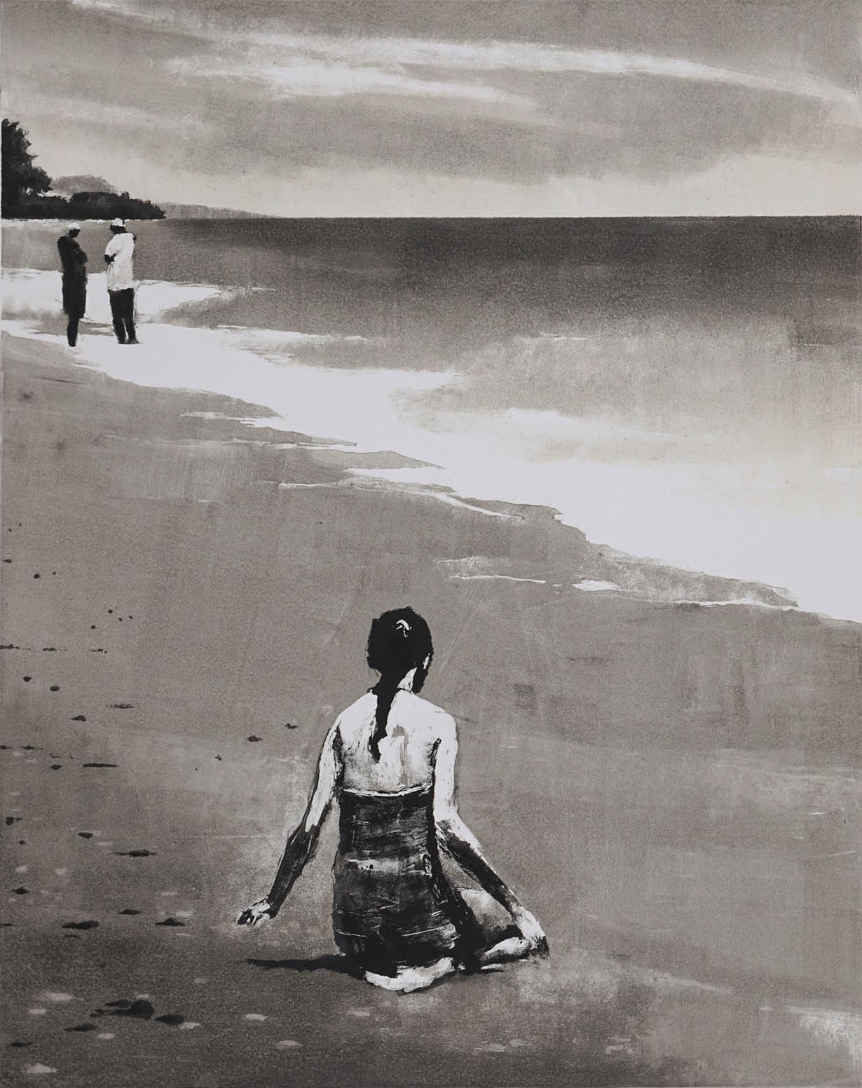 Chloe No. 2, monotype, 19.75" x 15.5", 2013