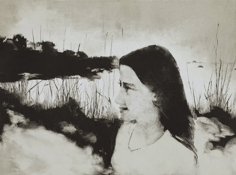 Mila, monotype, 9" x 11.5", 2011