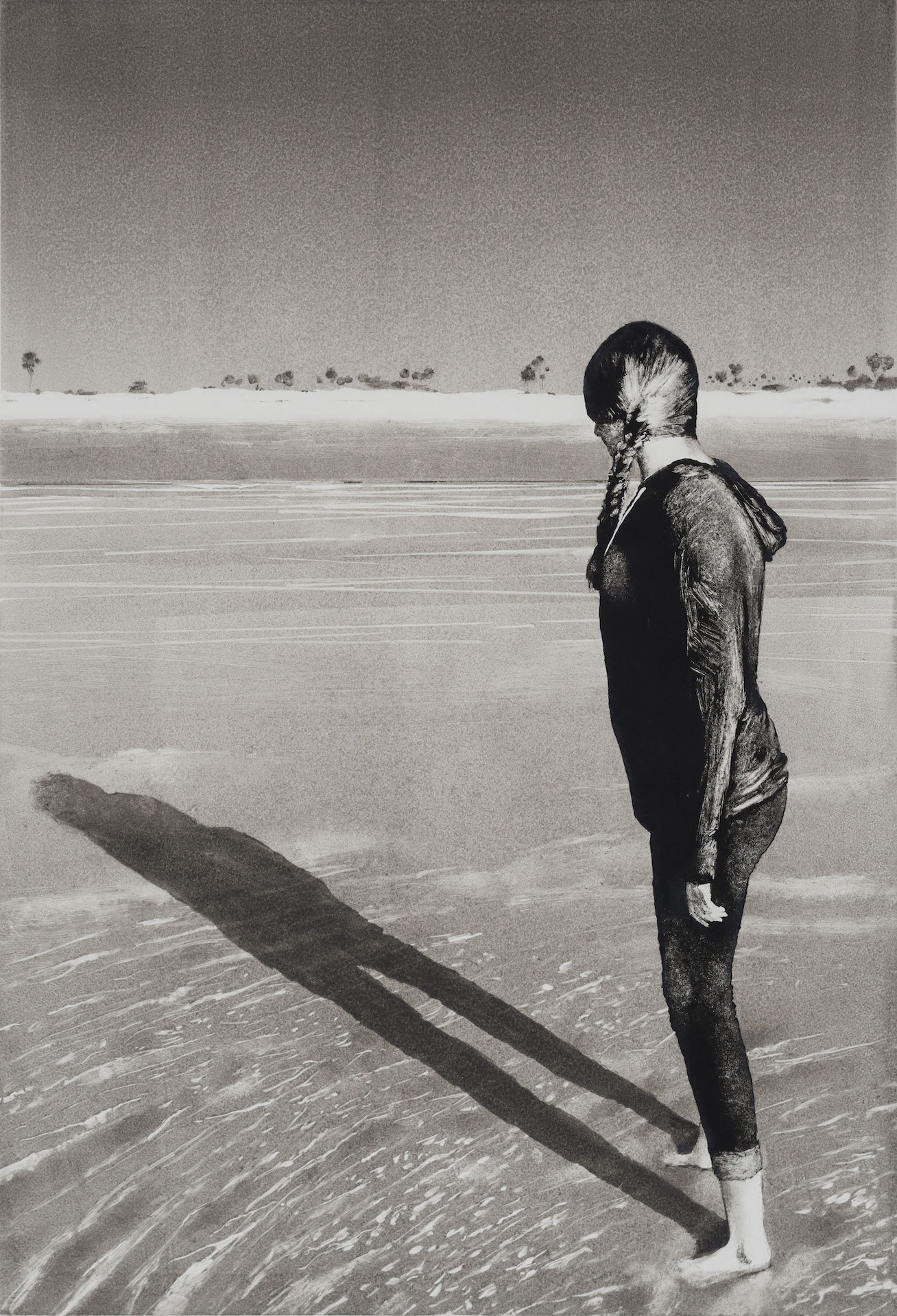 Low Tide No.3, monotype, 20"x16", 2016