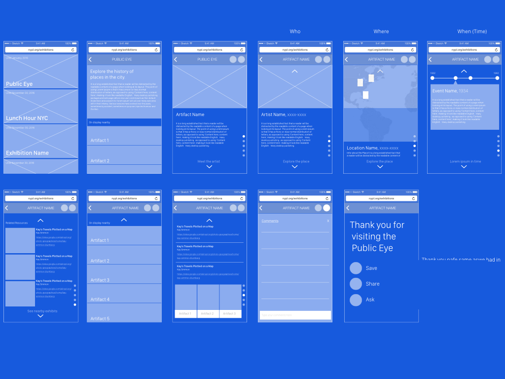 Wireframes