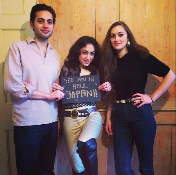 We're heading out on tour in Europe, the US, and Japan.