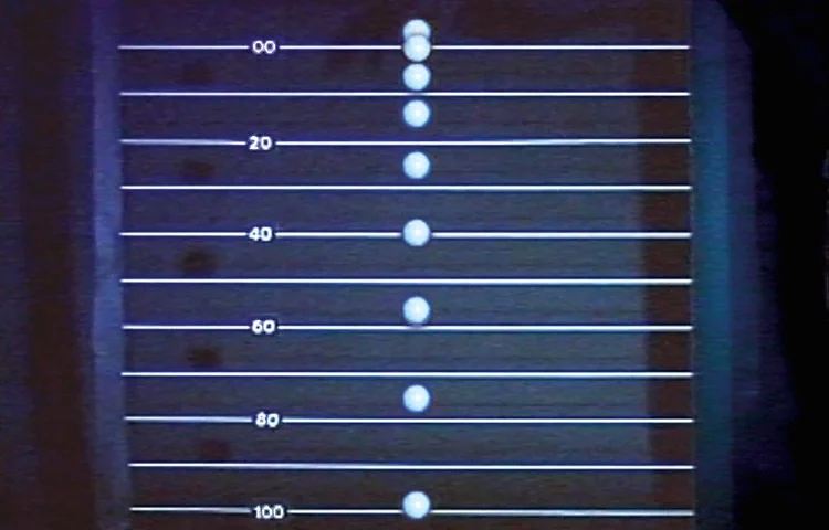 STROBOSCOPIC PHOTOGRAPHY USED TO DETERMINE ACCELERATION DUE TO GRAVITY FOR FREE-FALLING OBJECT.