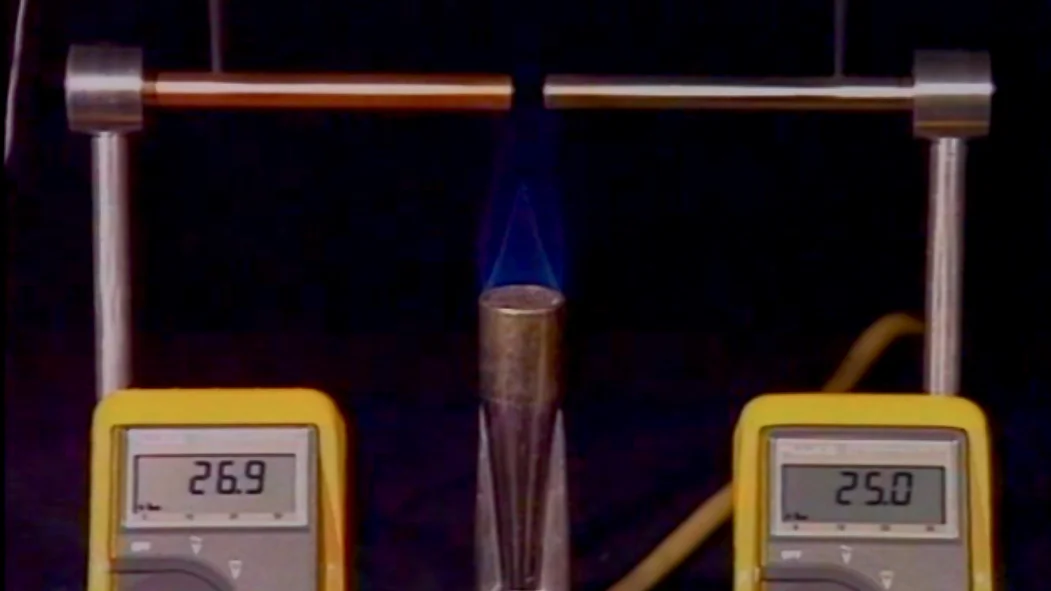 Thermal Conduction: Comparison of Heat Transfer in Two Materials
