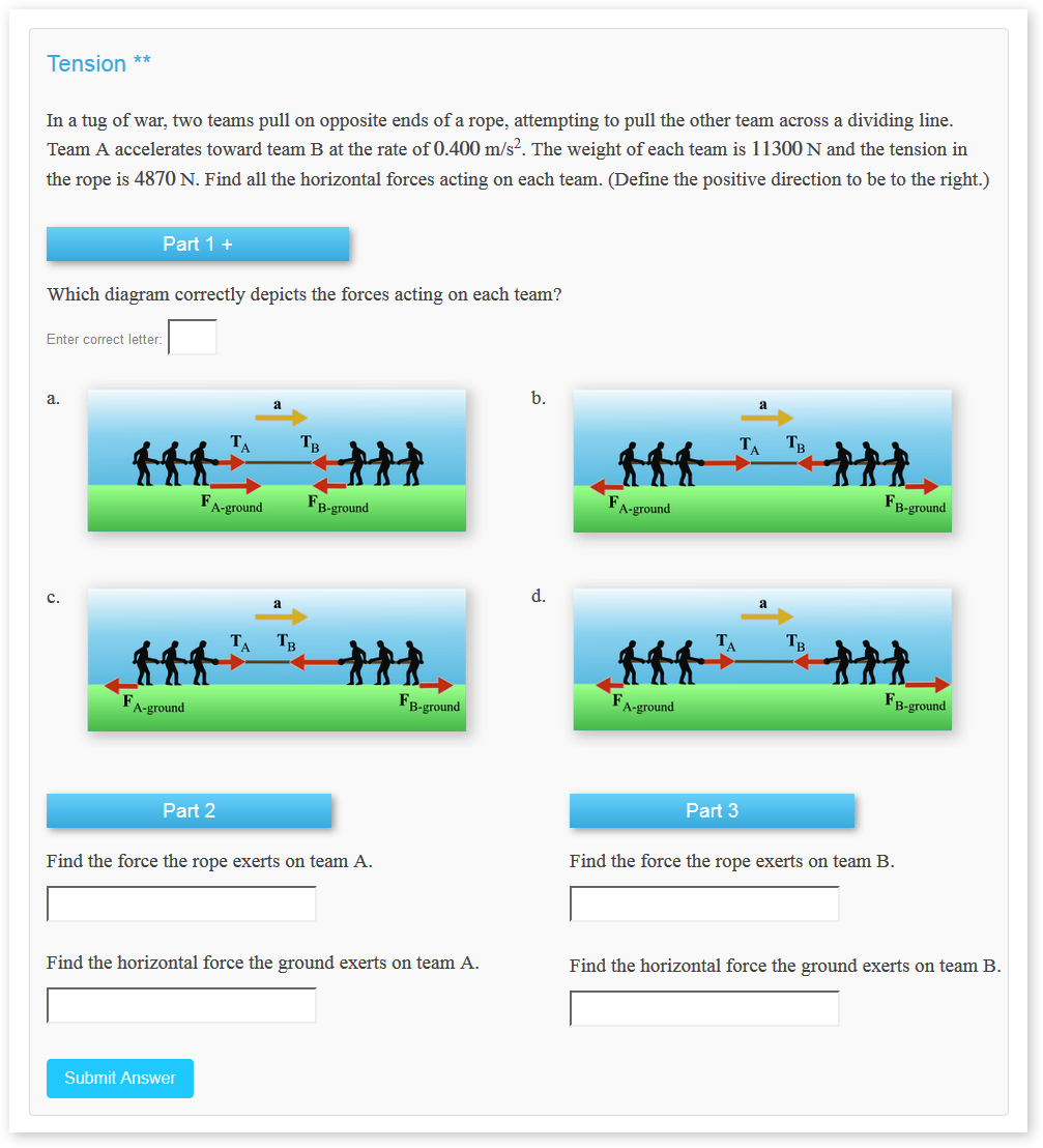 Physics LE Online Homework