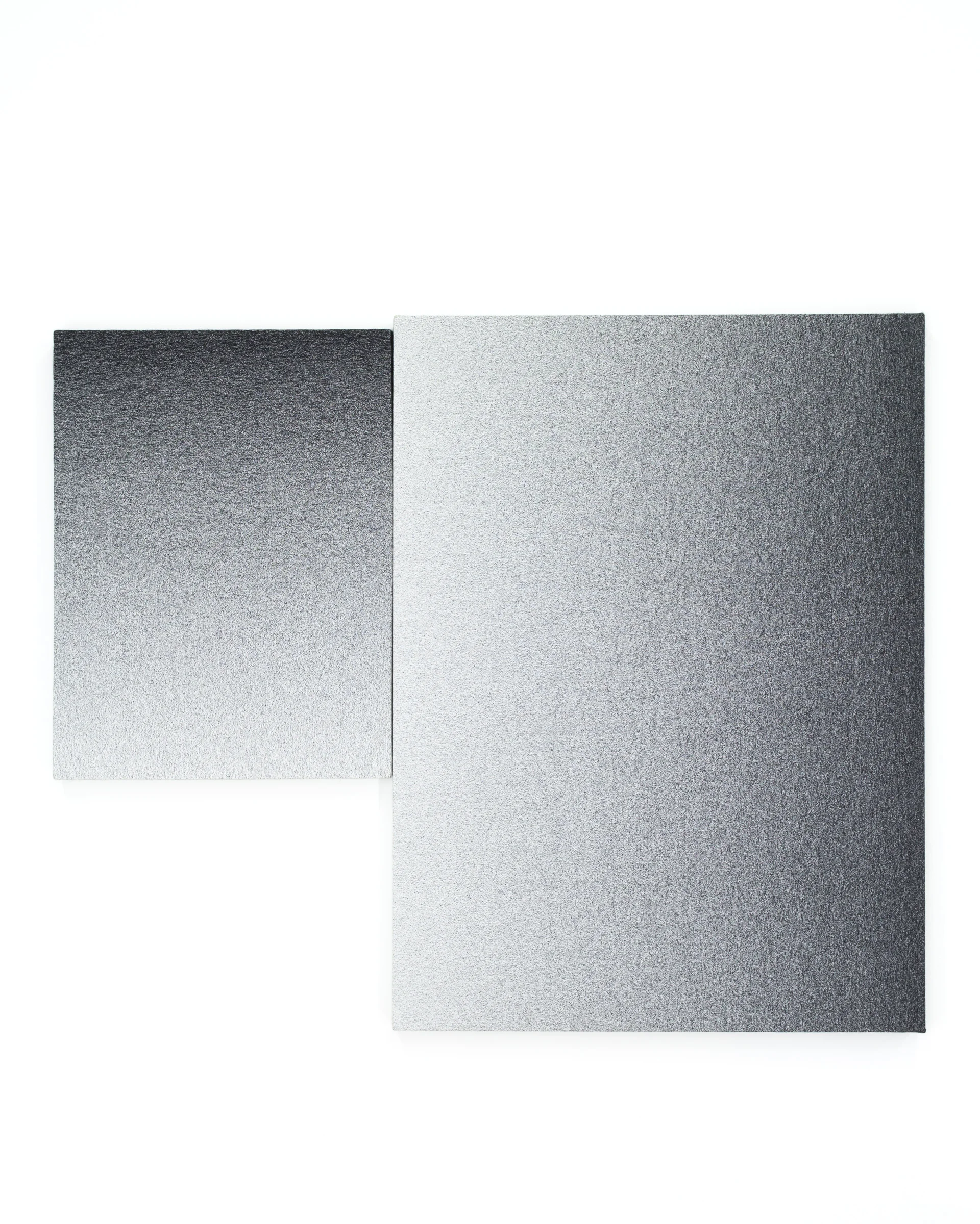   Fall Off &nbsp;(2015)  16”x20” &amp; 28”x38”  Jacquard woven cotton on wood stretcher 