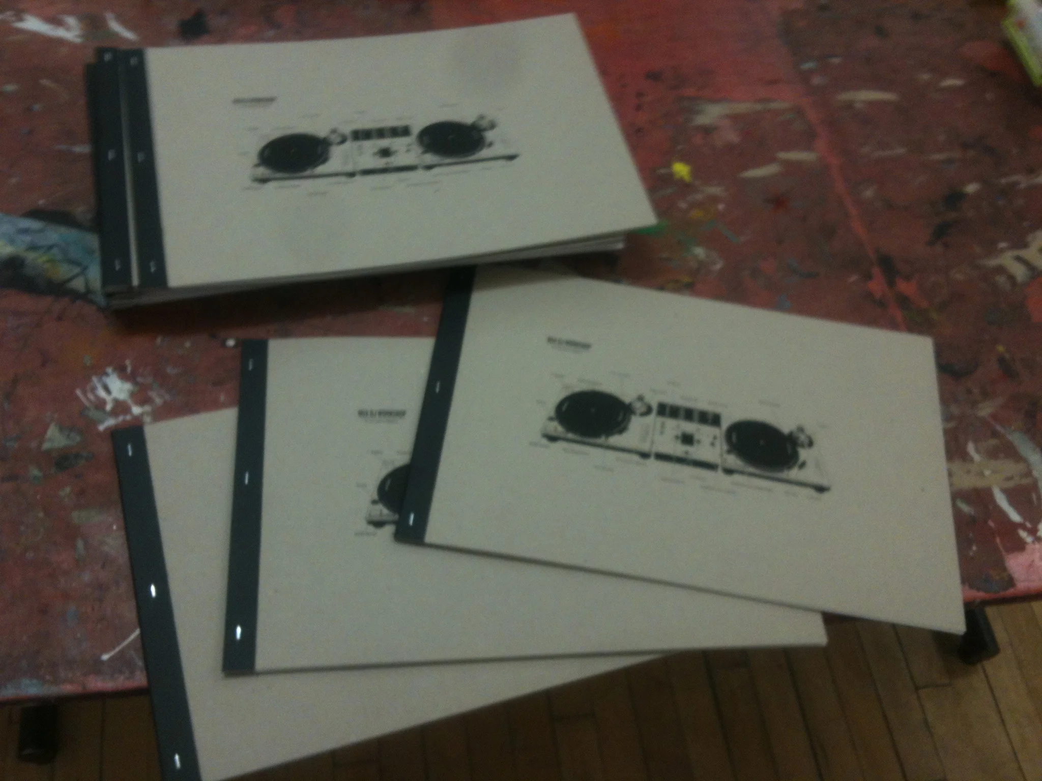 New Urban Arts DJ Workshop Notebooks