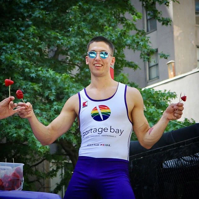 Community involvement is important to Portage Bay — the company recently participated in Seattle's Pride Parade