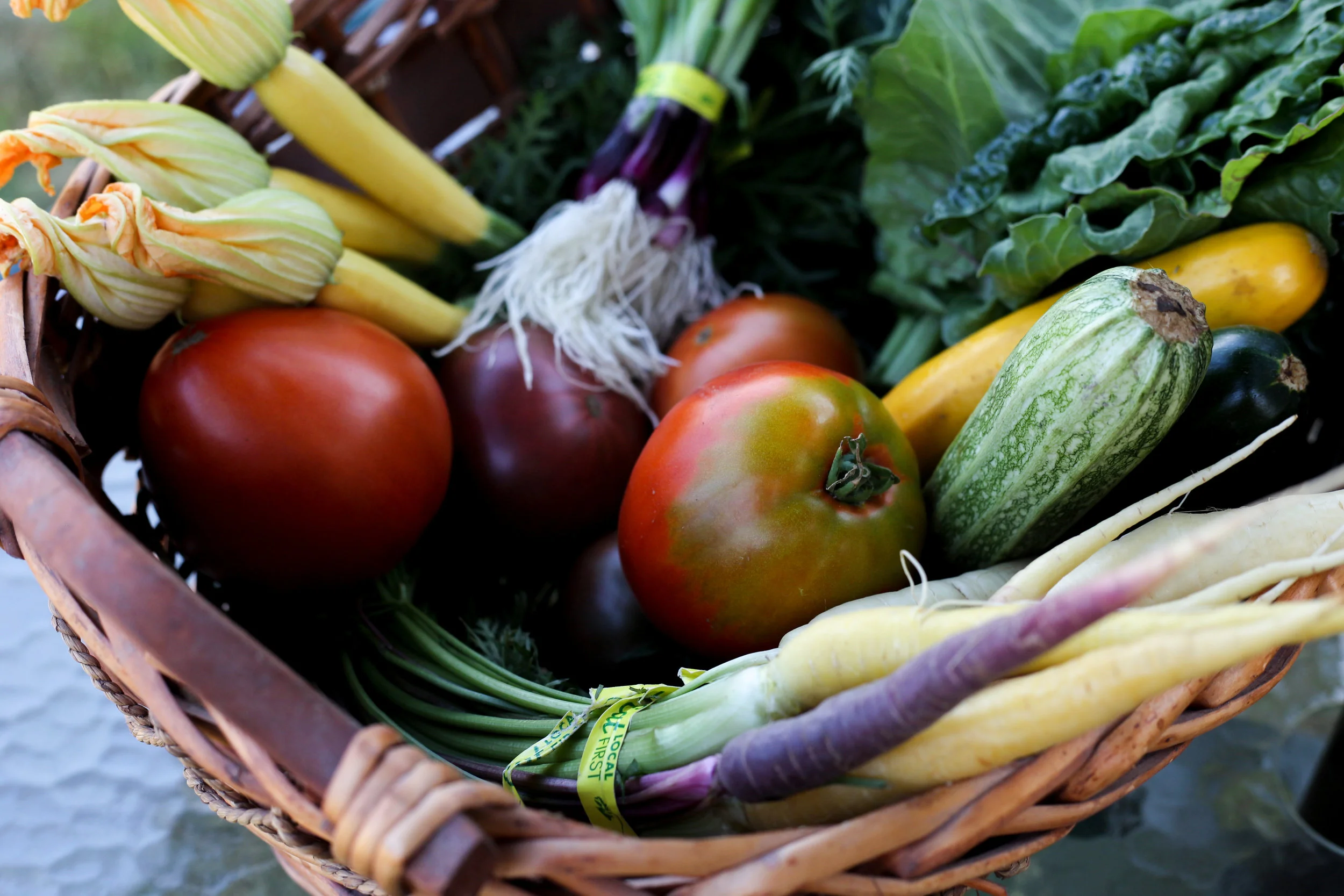 A photo of some of Osprey Hill's crops. Photo by Kyler Martin.