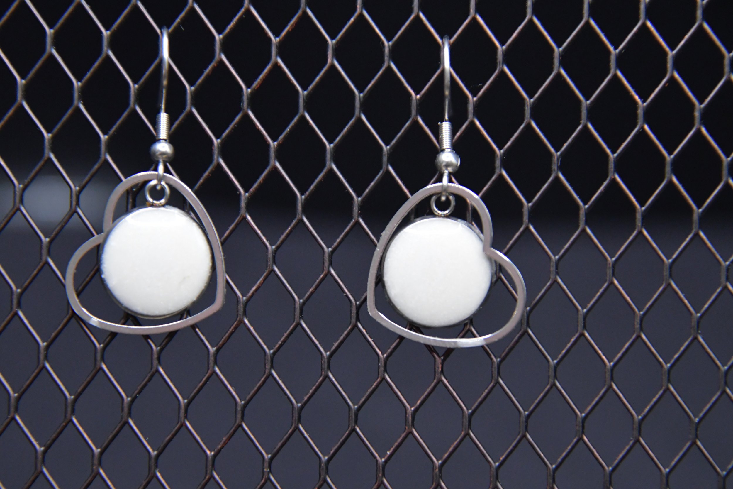 Round Drop Earrings