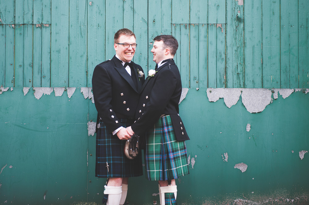 Grooms at Piping Centre Wedding Glasgow