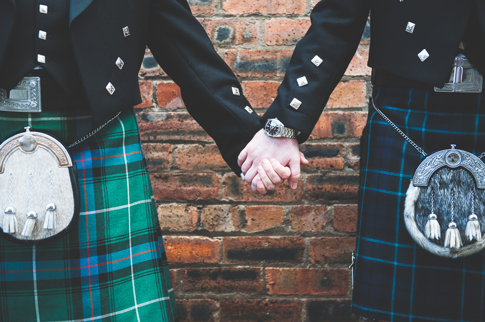 Grooms at Piping Centre Wedding Glasgow