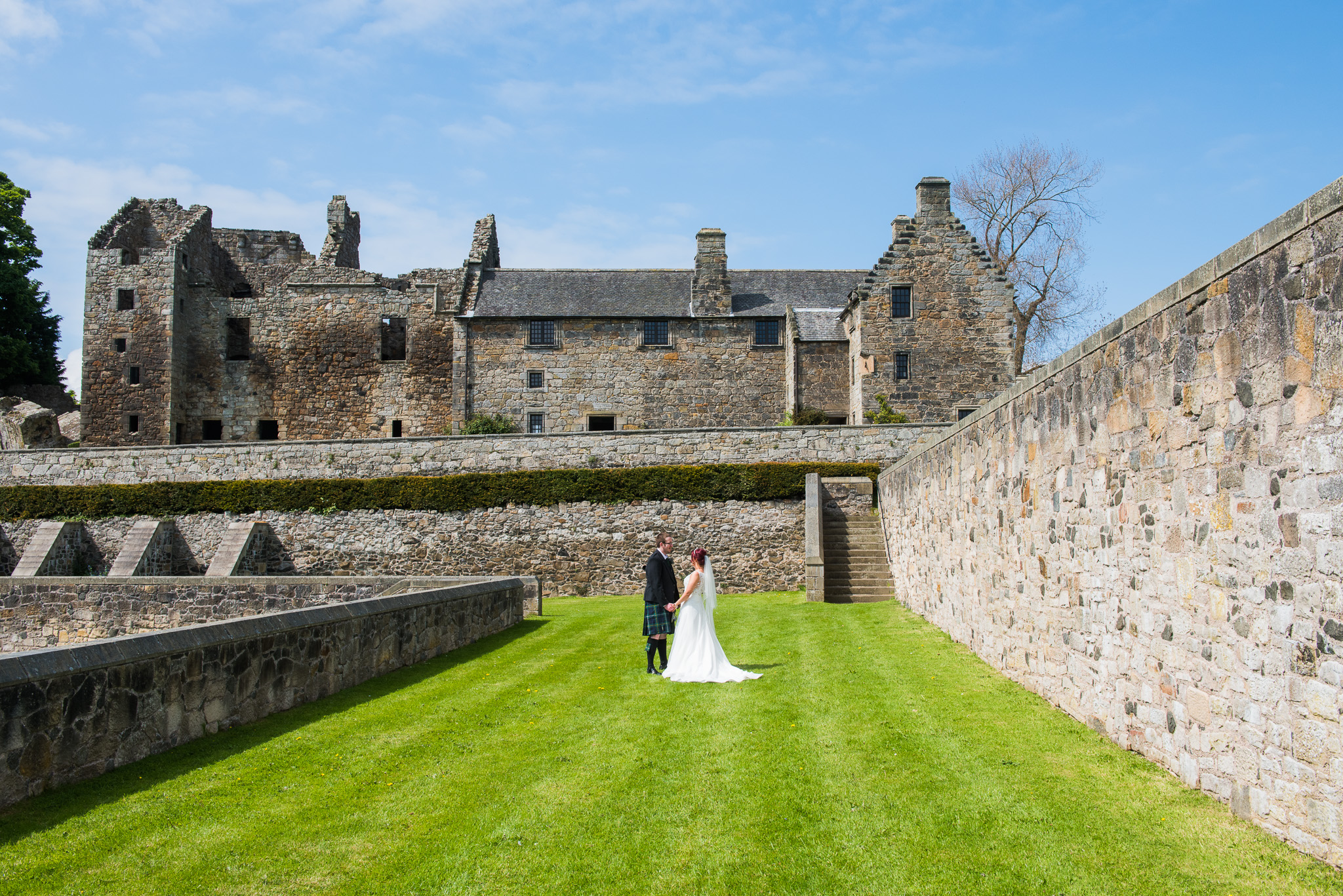 Aberdour Castle Wedding Scotland