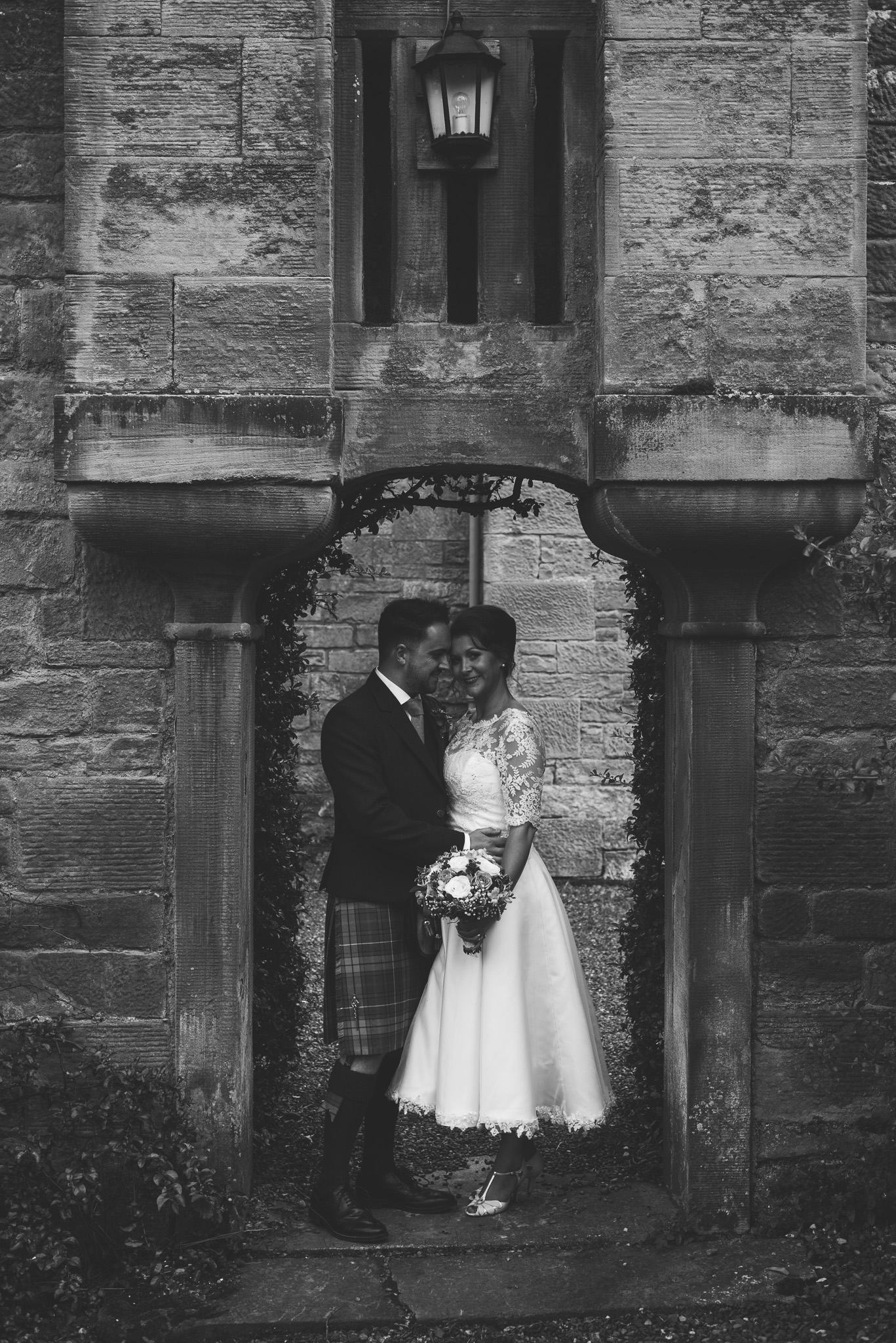 Kirknewton Stables Wedding Couple