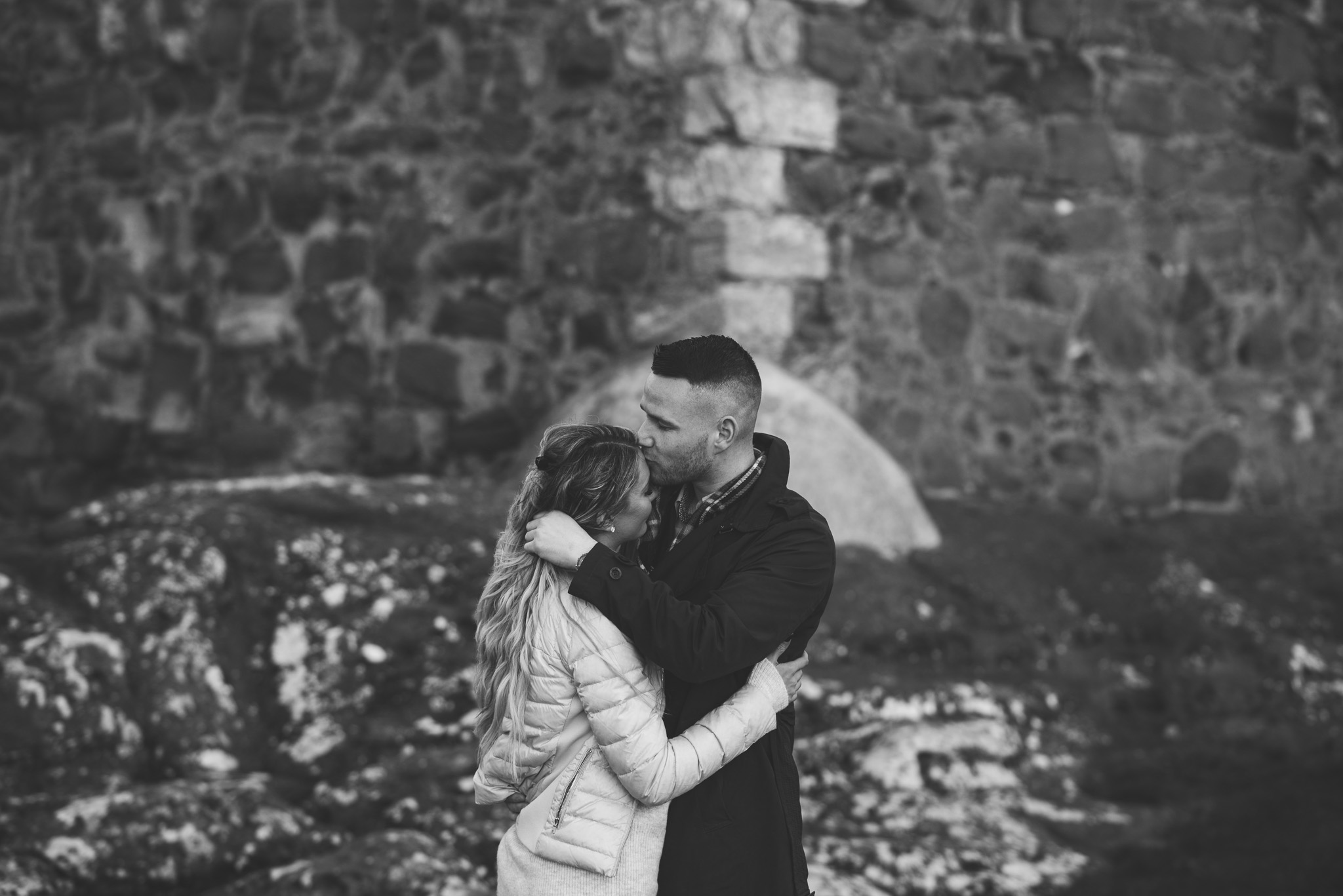 Portencross Castle engagement session