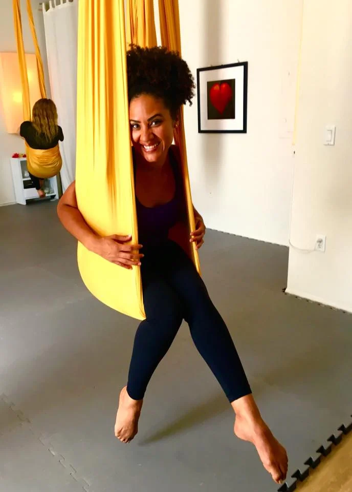 This month we get to literally "hang out" in the hanging pods at the glowbox!