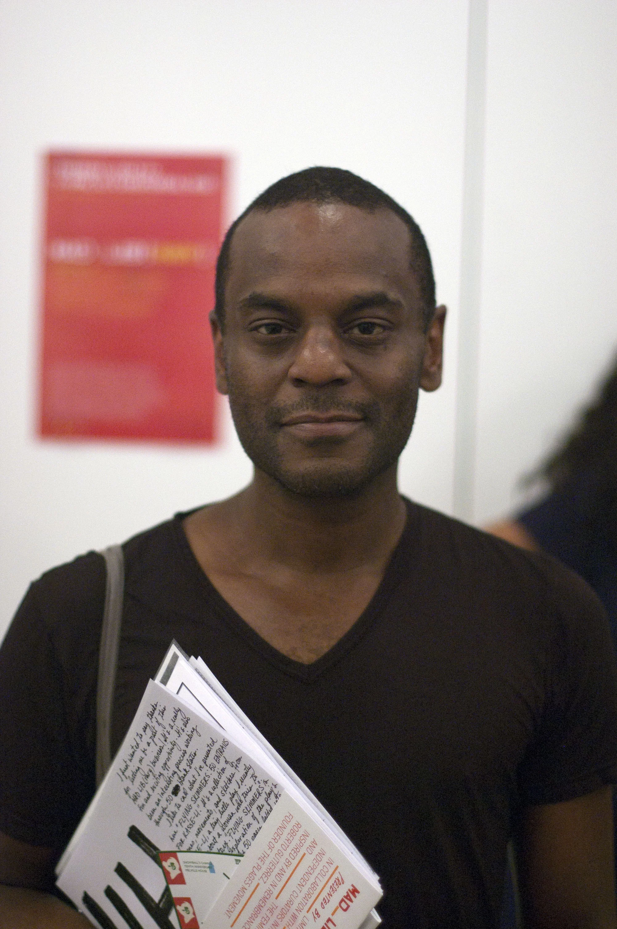 Clifford Owens in attendance at MAD LIB[rary] Vol. 1