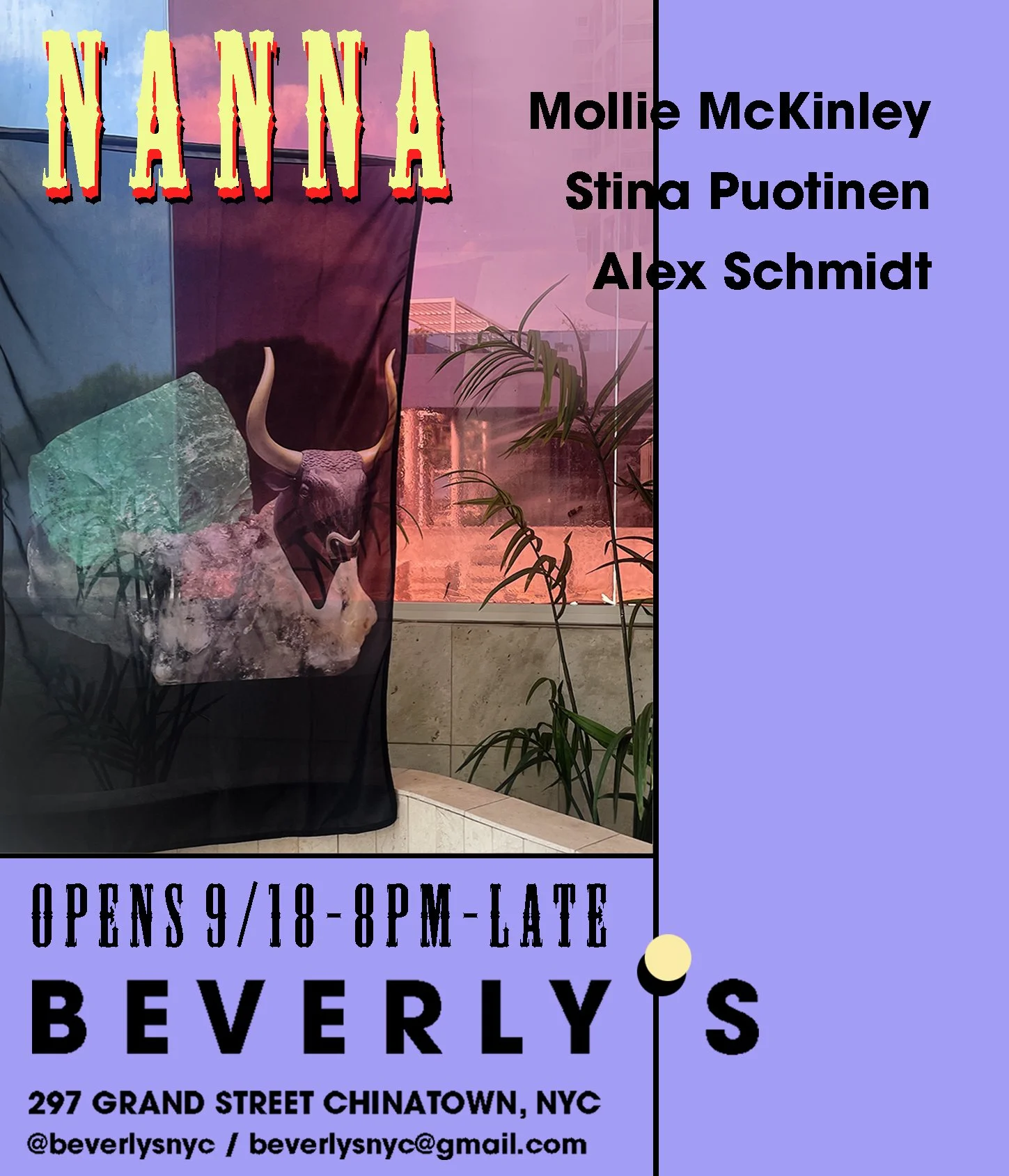 NANNA at Beverly's NYC on view through November 2025