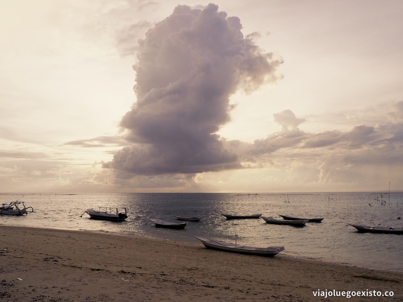 Atardecer de postal