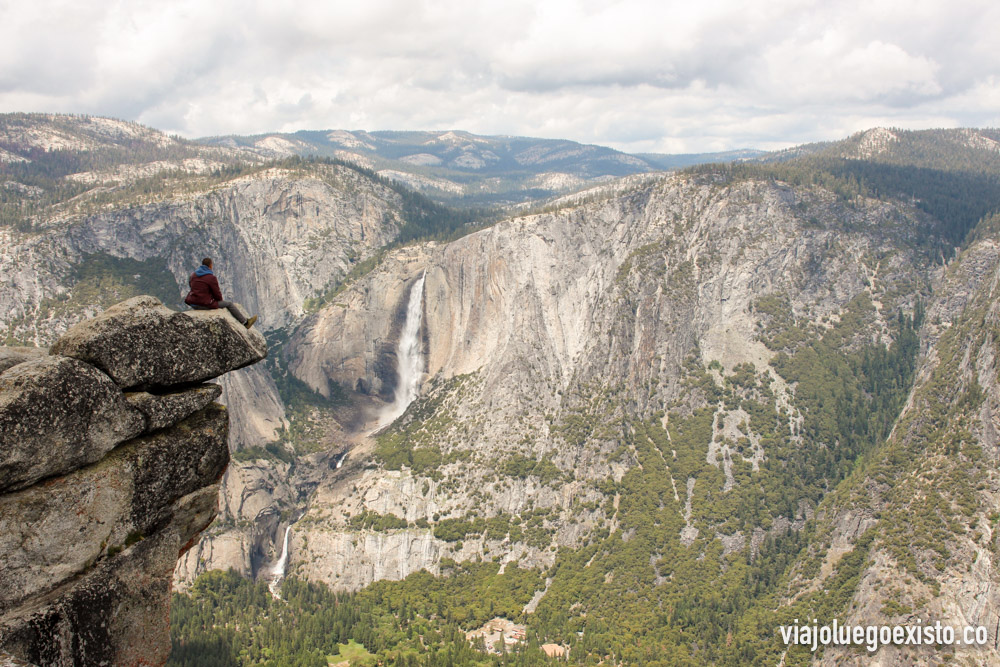  Sin vértigo en el mirador de Glacier Point 