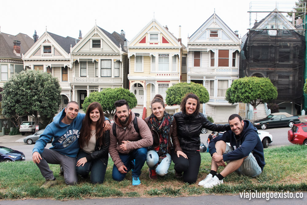  The Painted Ladies, casas victorianas en Alamo Square 