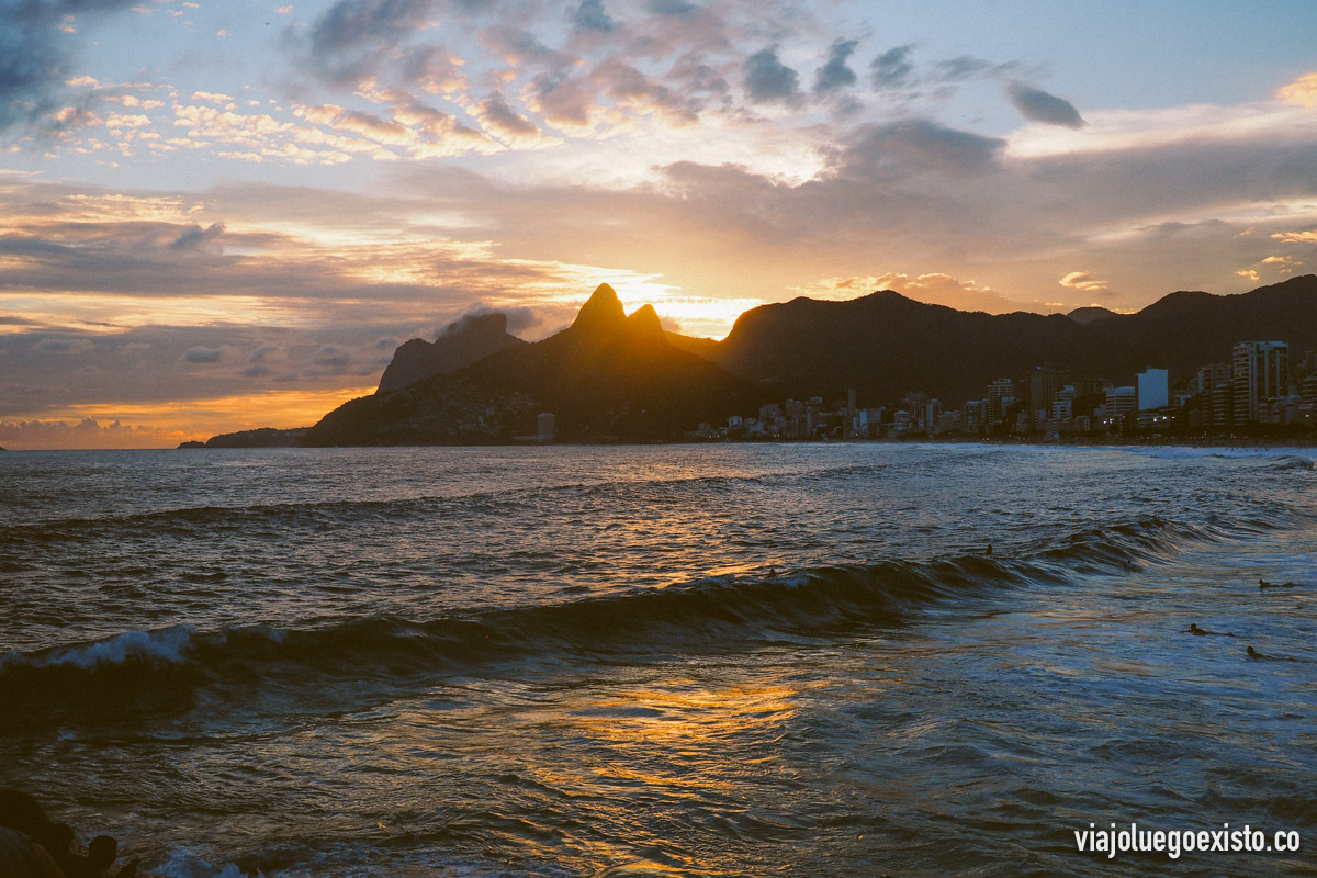  Puesta de sol desde Arpoador 