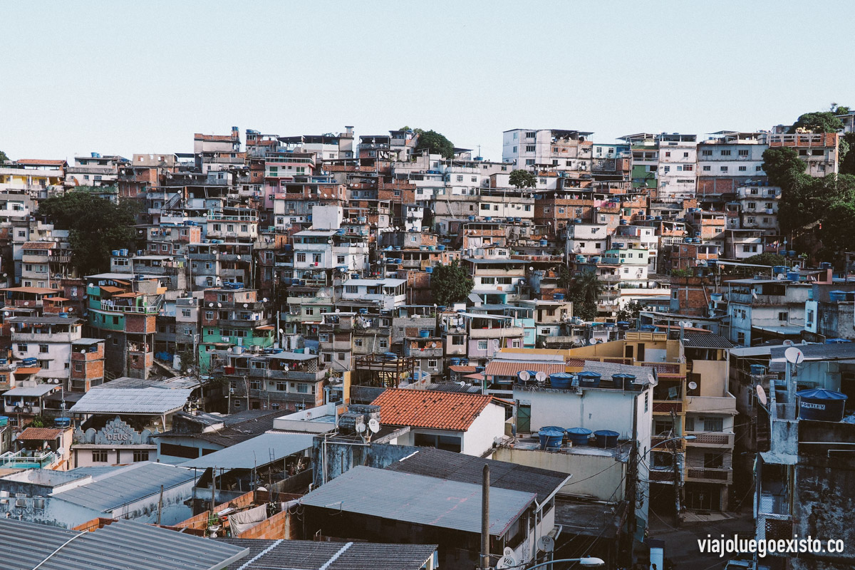  Vistas de la favela Vidigal 