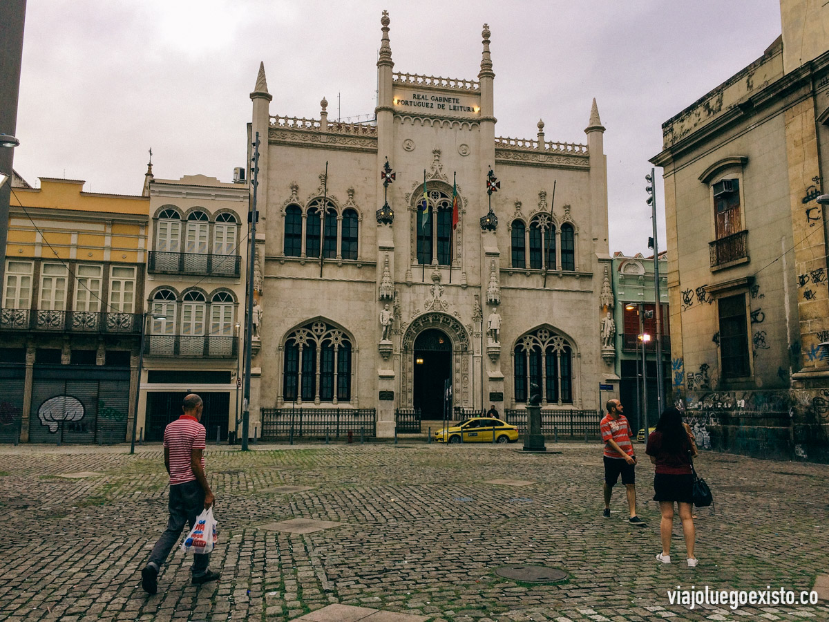  Real Gabinete Português de Leitura, de las bibliotecas más bonitas que recuerdo 