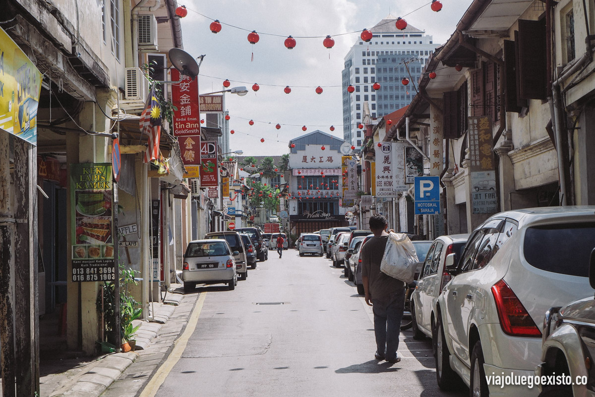 La pequeña China Town de Kuching