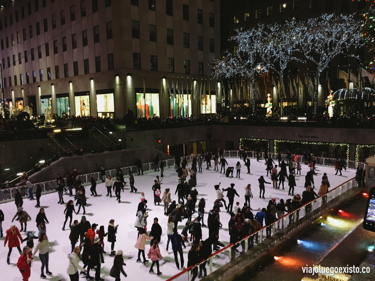  Pista de patinaje de Rockefeller Center 