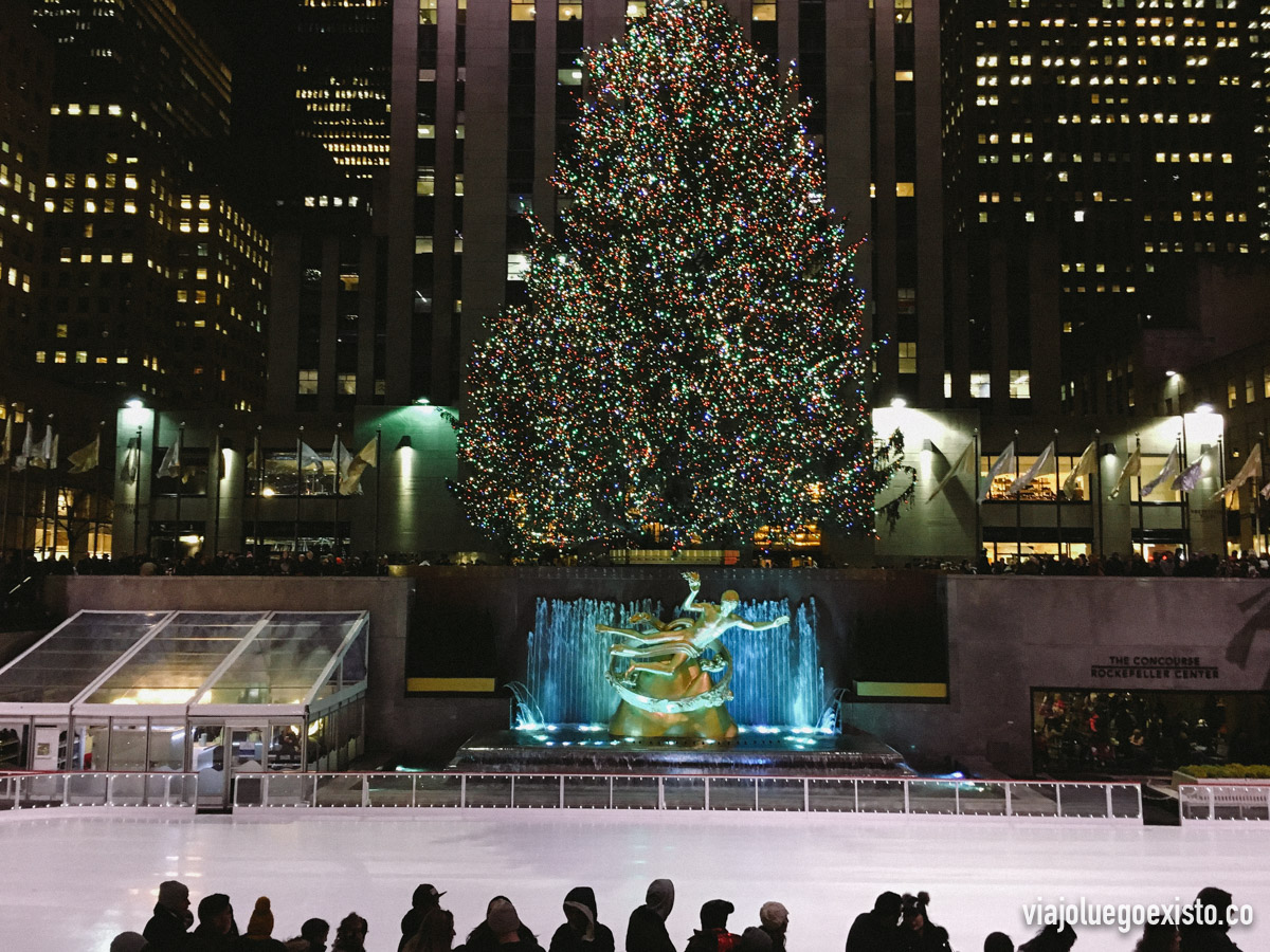  El famoso árbol de navidad del Rockefeller Center 