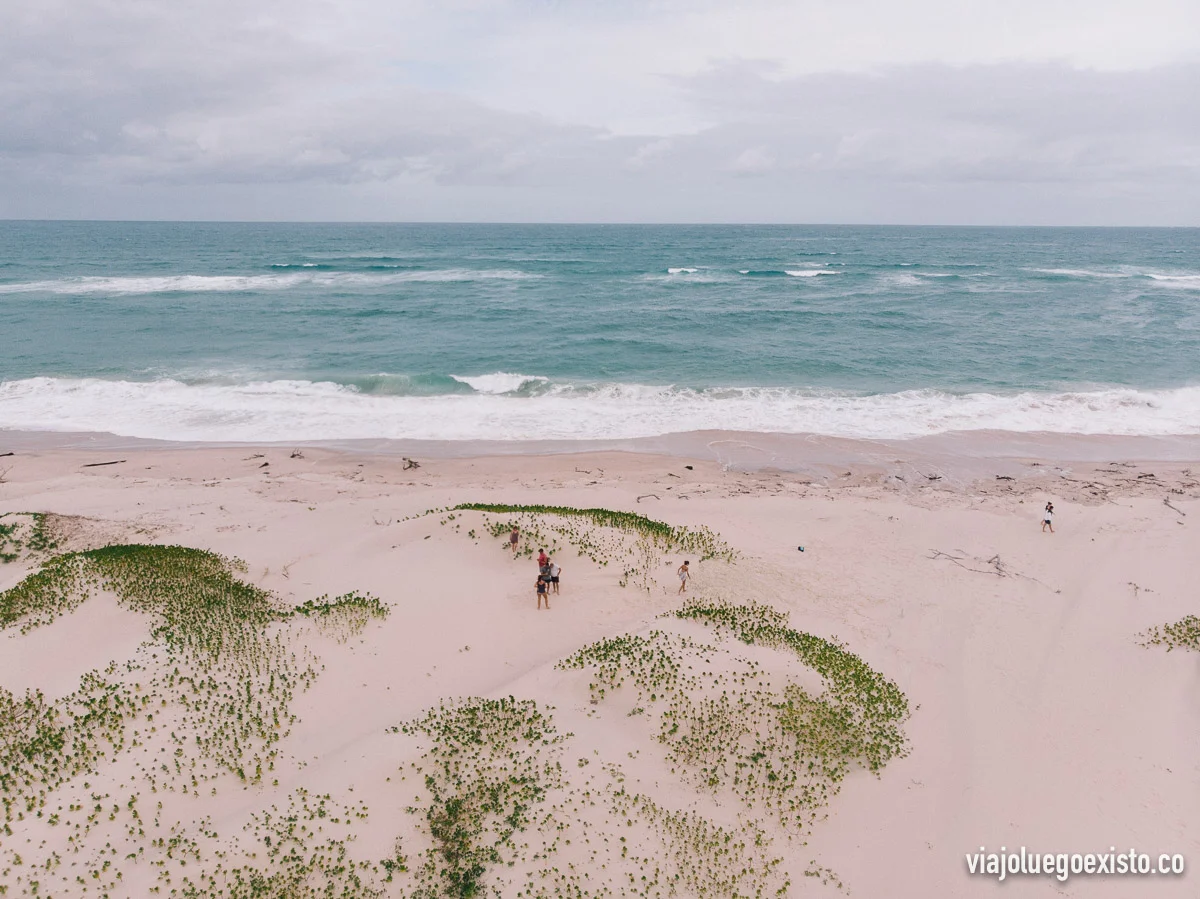Vistas de la isla de Benguerra, que visitamos antes de volver a Vilanculos