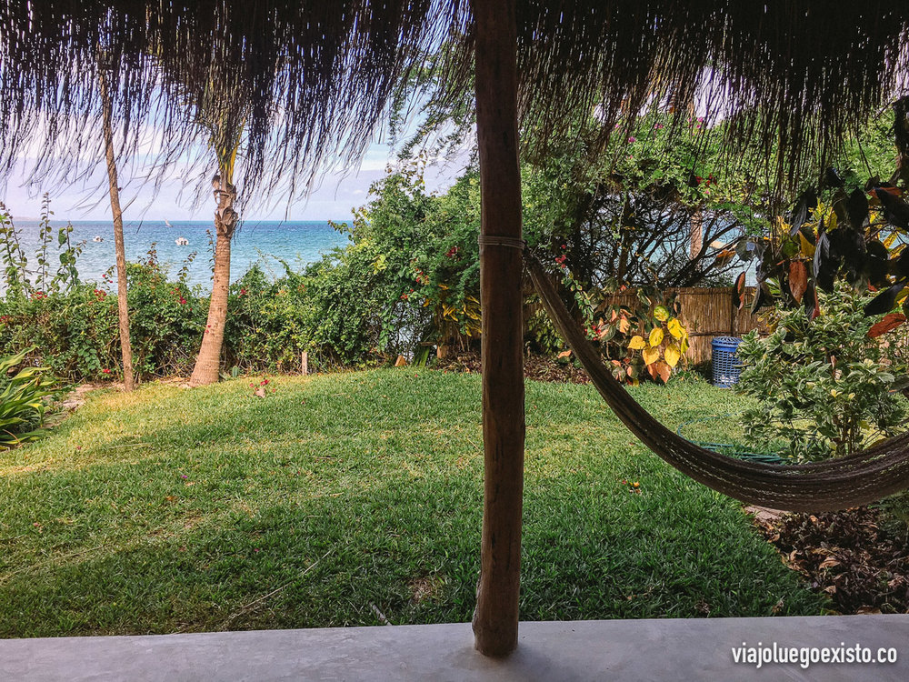  Vistas desde nuestro porche en el Baobab Beach Resort 