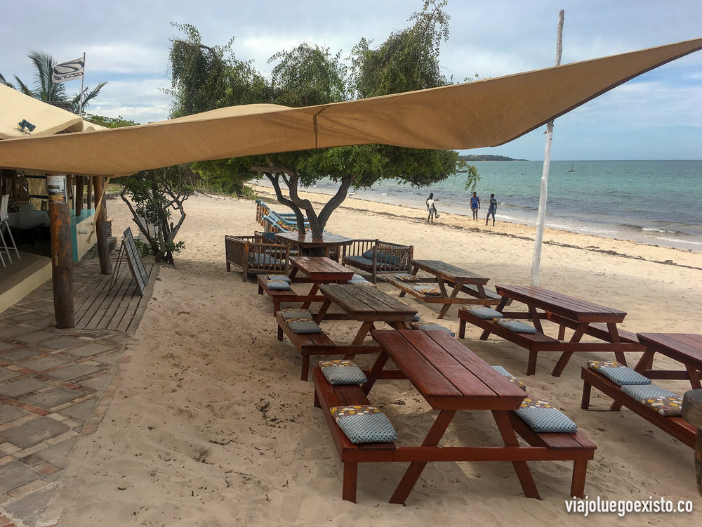  Restaurante Casbah, directamente en la playa, con comida muy rica y tumbonas 