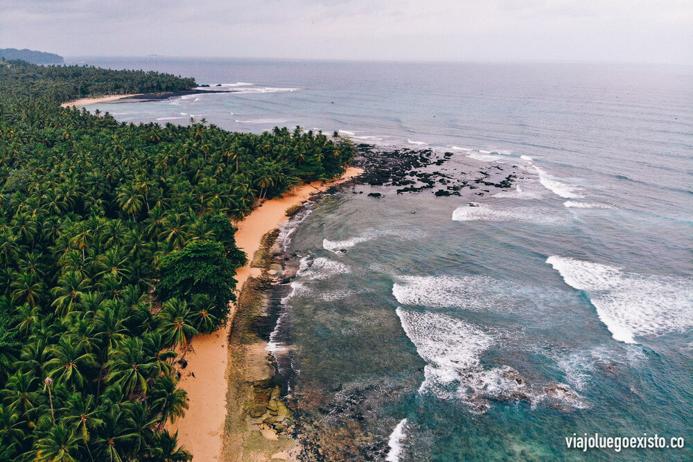  Vista aérea de Praia Inhame 