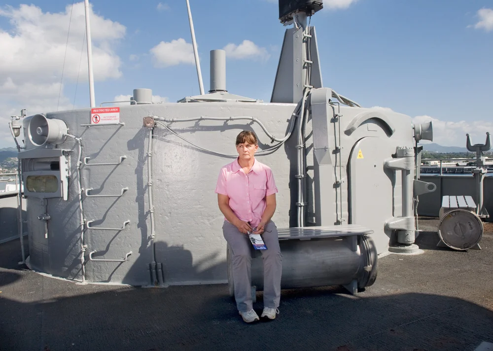 Ronda Collier Battleship Missouri Memorial, Dec. 16, 2010 Archival Pigment Print, 27.5" x 19.75"